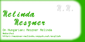 melinda meszner business card